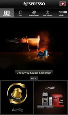 Nespresso android App screenshot 4